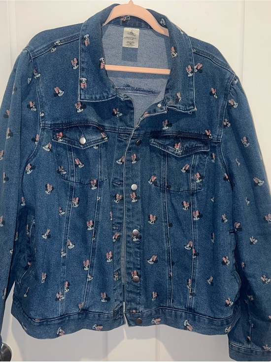 Disney Jackets & Blazers - Disney Light Blue Denim Jacket with Minnie Mouse SIZE XXL